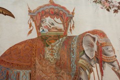 Détail d'une grande tapisserie
