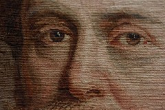 Detail du portrait de J.C. de Cordes : le modelé du visage