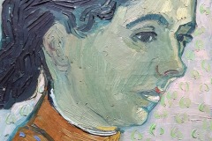 Portrait de jeune femme - détail (Otterlo, Hollande)